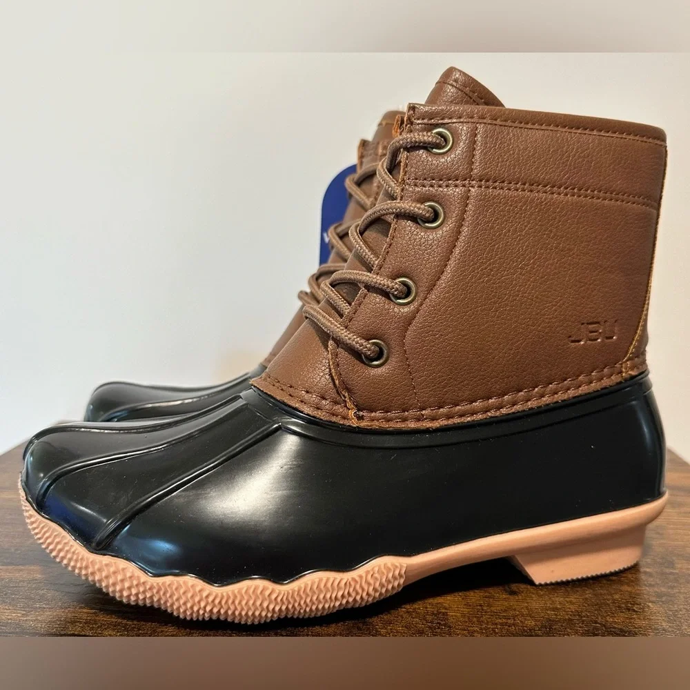 JBU By Jambu Big Kids Maplewood Waterproof Duck Boots NWT Size Big Kids 4